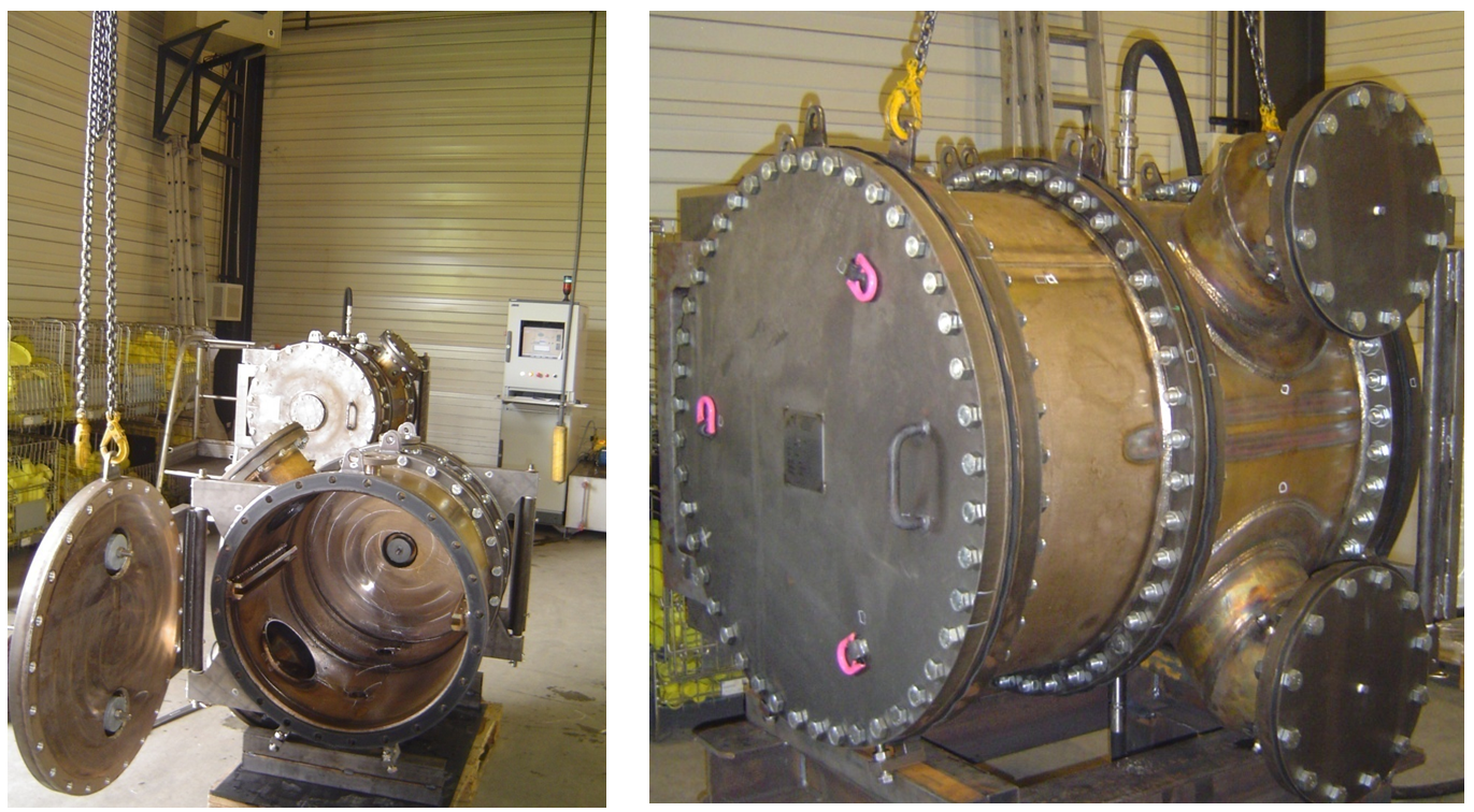 Water boxes heat exchanger Marine Copper Nickel Mtis